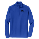 Nationwide Video Logo Embroidered Port Authority® Pinpoint Mesh 1/2-Zip - Mato & Hash
