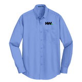 Nationwide Video Logo Embroidered Port Authority® SuperPro™ Twill Shirt - Mato & Hash