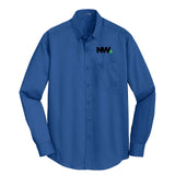 Nationwide Video Logo Embroidered Port Authority® SuperPro™ Twill Shirt - Mato & Hash