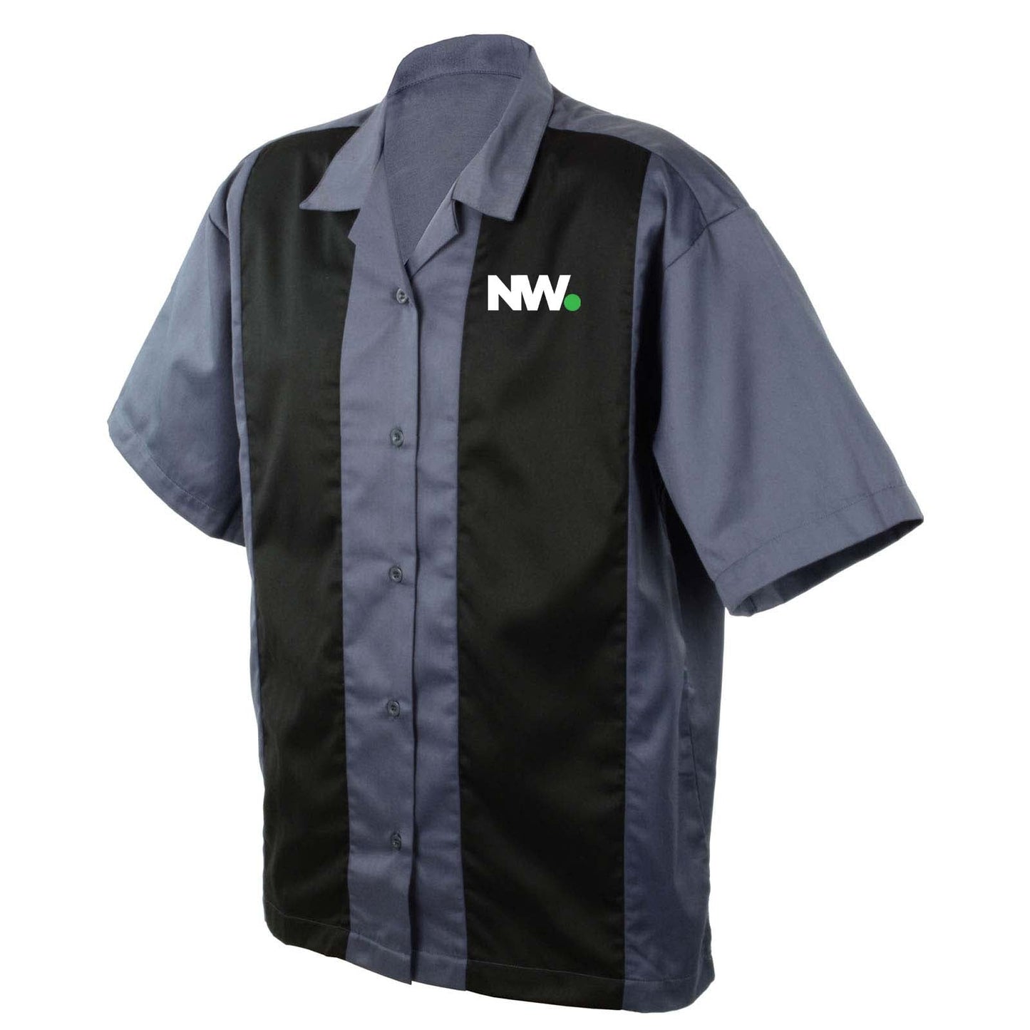 Nationwide Video Logo Embroidered Retro Bowling Shirts - Mato & Hash