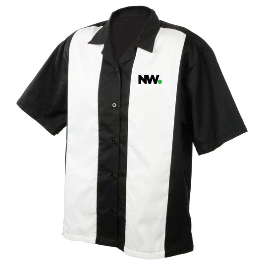 Nationwide Video Logo Embroidered Retro Bowling Shirts - Mato & Hash