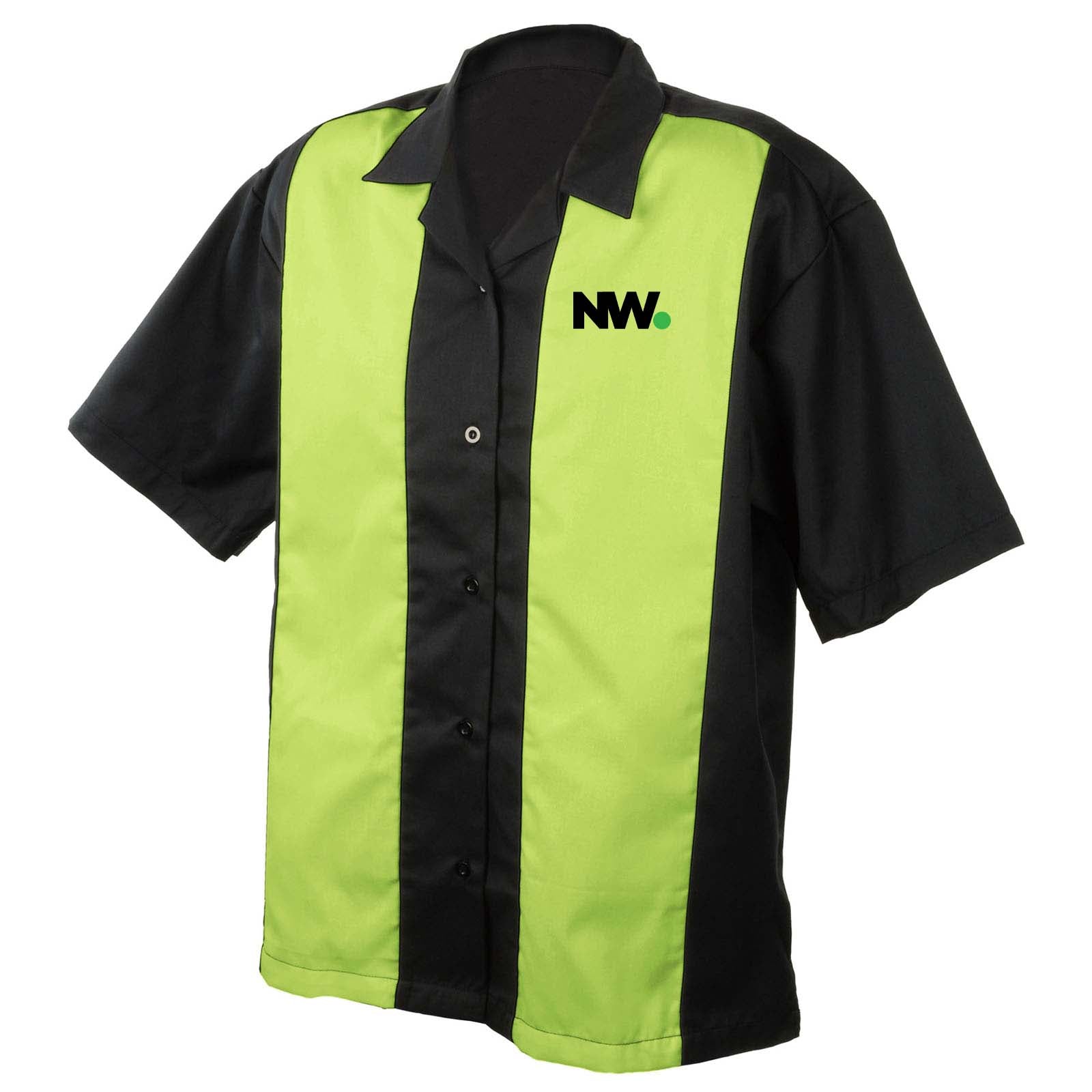 Nationwide Video Logo Embroidered Retro Bowling Shirts - Mato & Hash