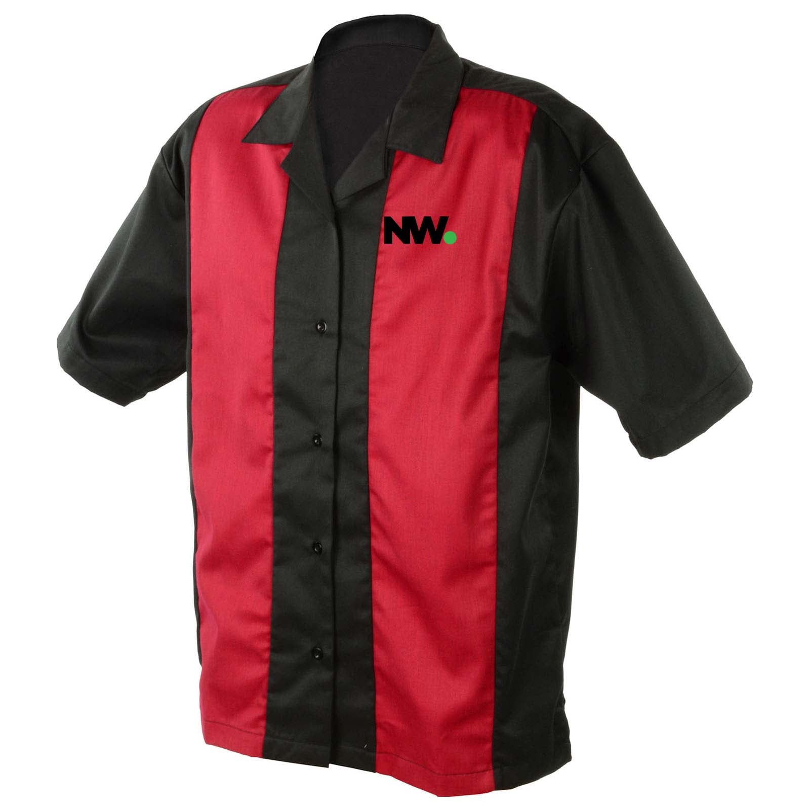 Nationwide Video Logo Embroidered Retro Bowling Shirts - Mato & Hash