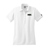 Nationwide Video Logo Embroidered Women's 100% Polyester Jewel Polo T-Shirt - Mato & Hash