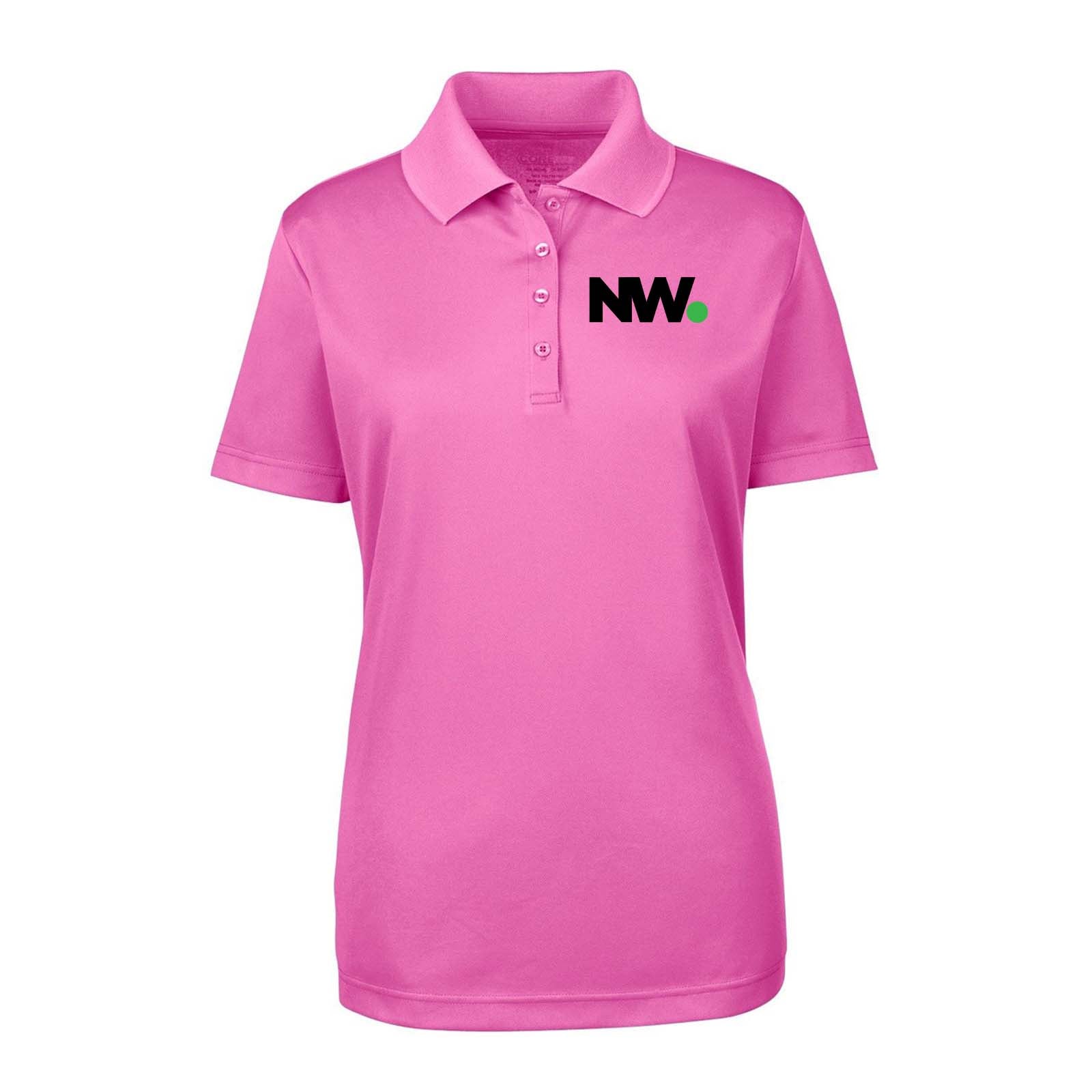NationWide Video Logo Embroidered Women's Polo - Mato & Hash