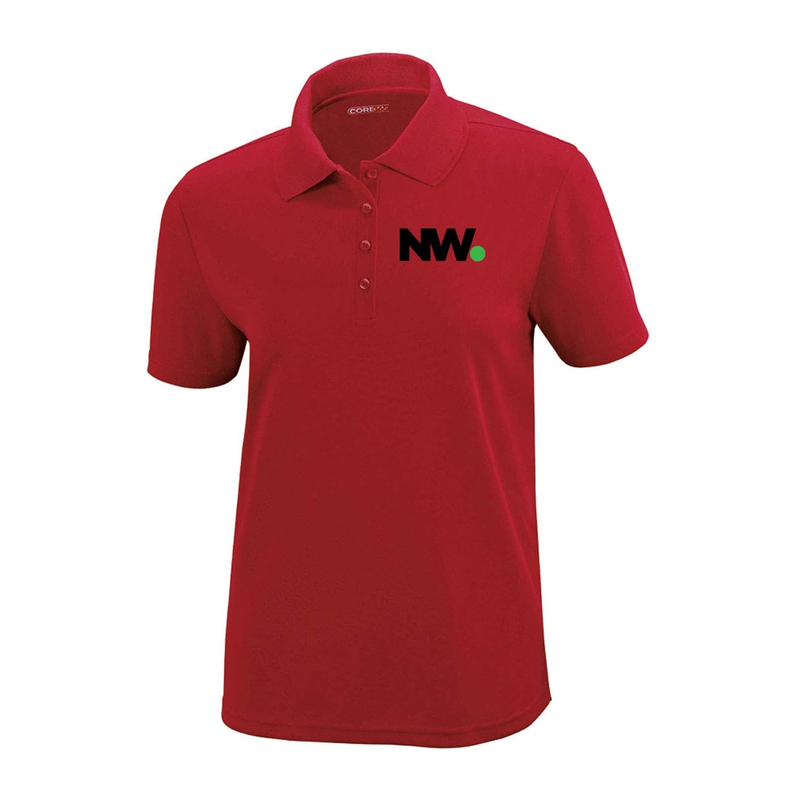 NationWide Video Logo Embroidered Women's Polo - Mato & Hash