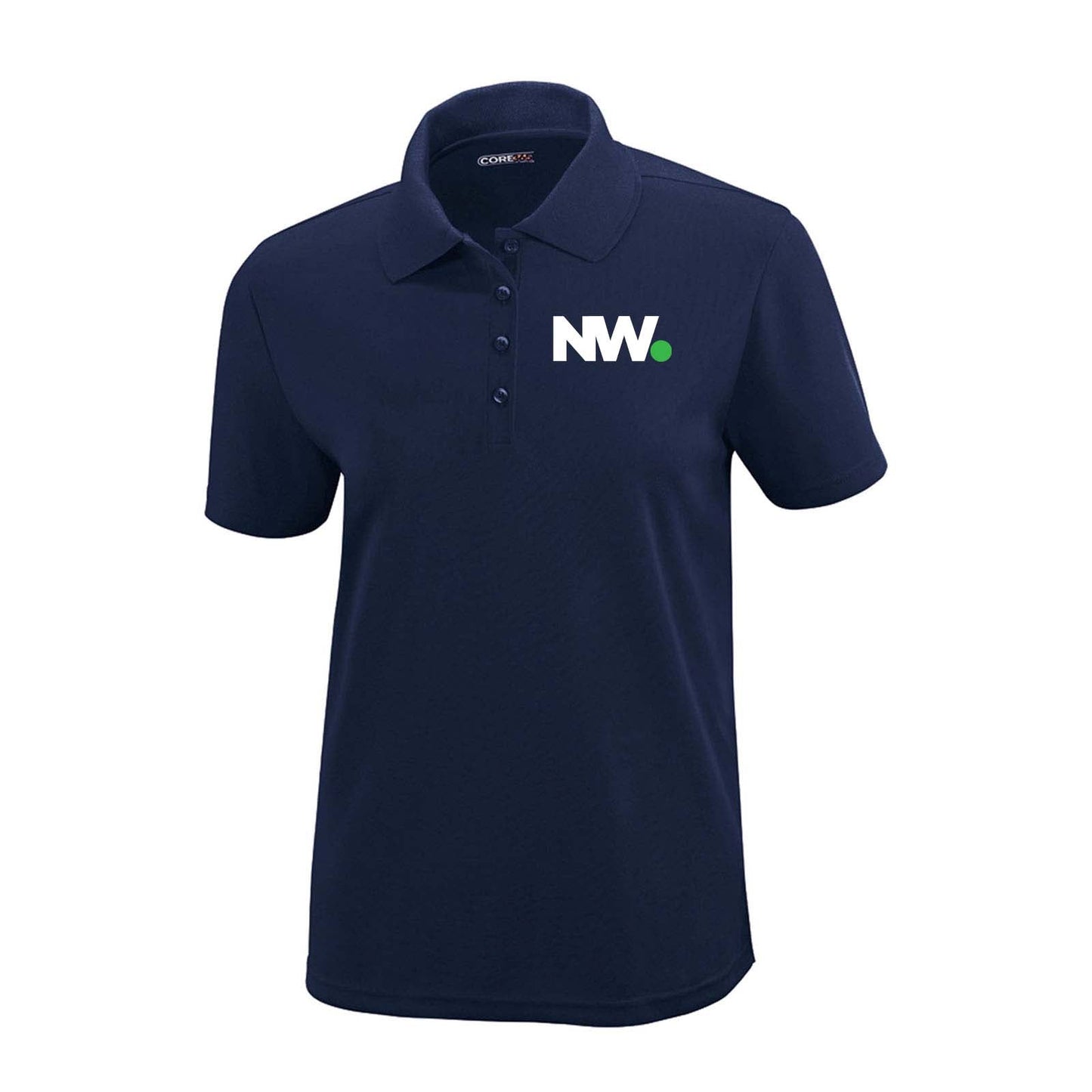 NationWide Video Logo Embroidered Women's Polo - Mato & Hash