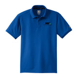 Nationwide Video Logo with Text Embroidered Men's 100% Polyester Caliber 2.0 Polo T-Shirt - Mato & Hash