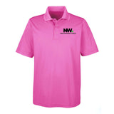 NationWide Video Logo with Text Embroidered Men's Polo - Mato & Hash
