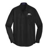 Nationwide Video Logo with Text Embroidered Port Authority® SuperPro™ Twill Shirt