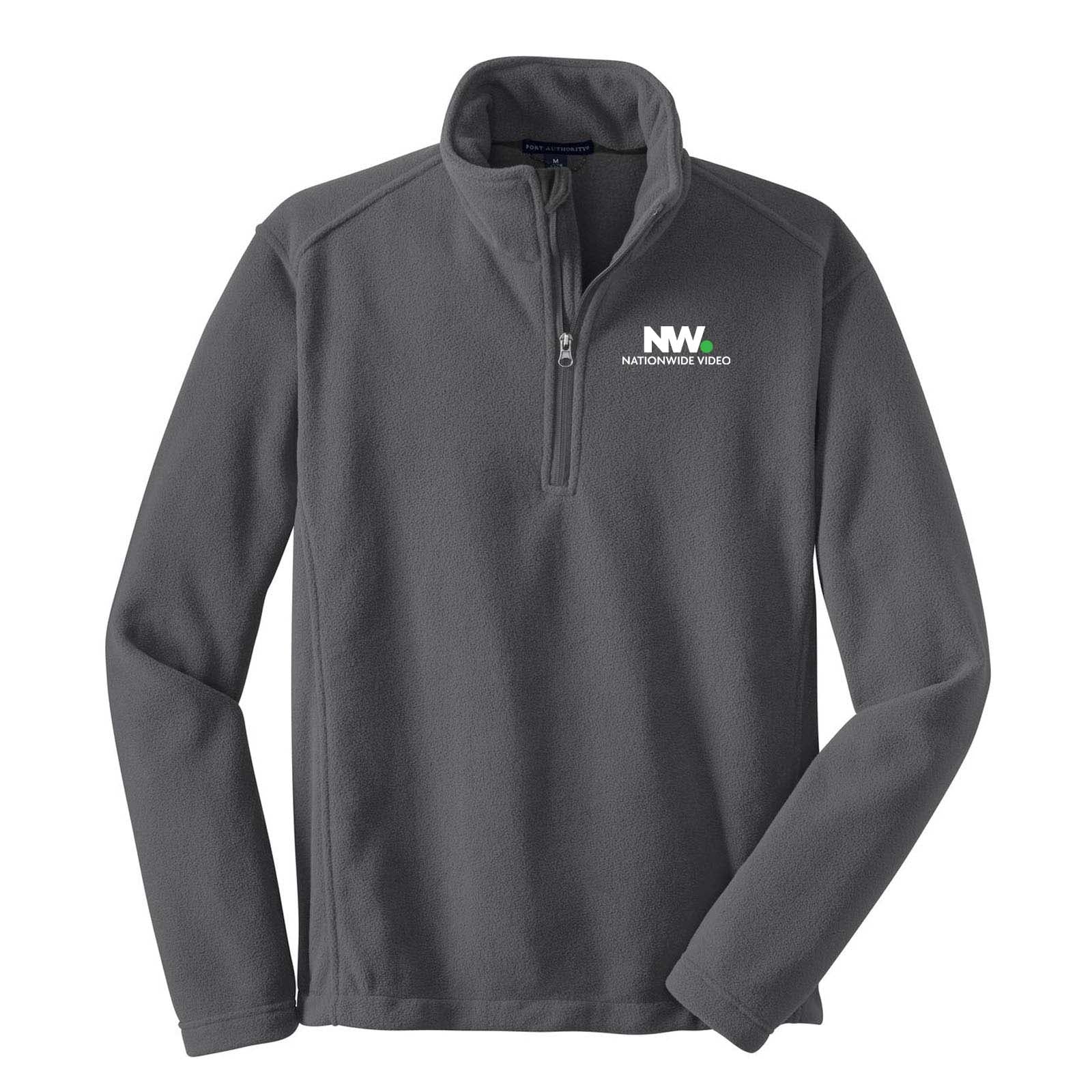 Nationwide Video Logo with Text Embroidered Port Authority® Value Fleece 1/4-Zip Pullover - Mato & Hash