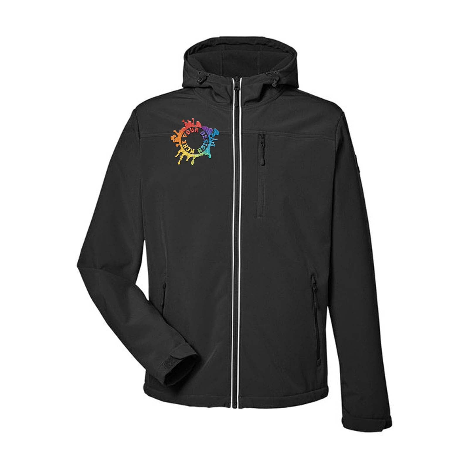 Nautica Men's Wavestorm Softshell Jacket Embroidery - Mato & Hash