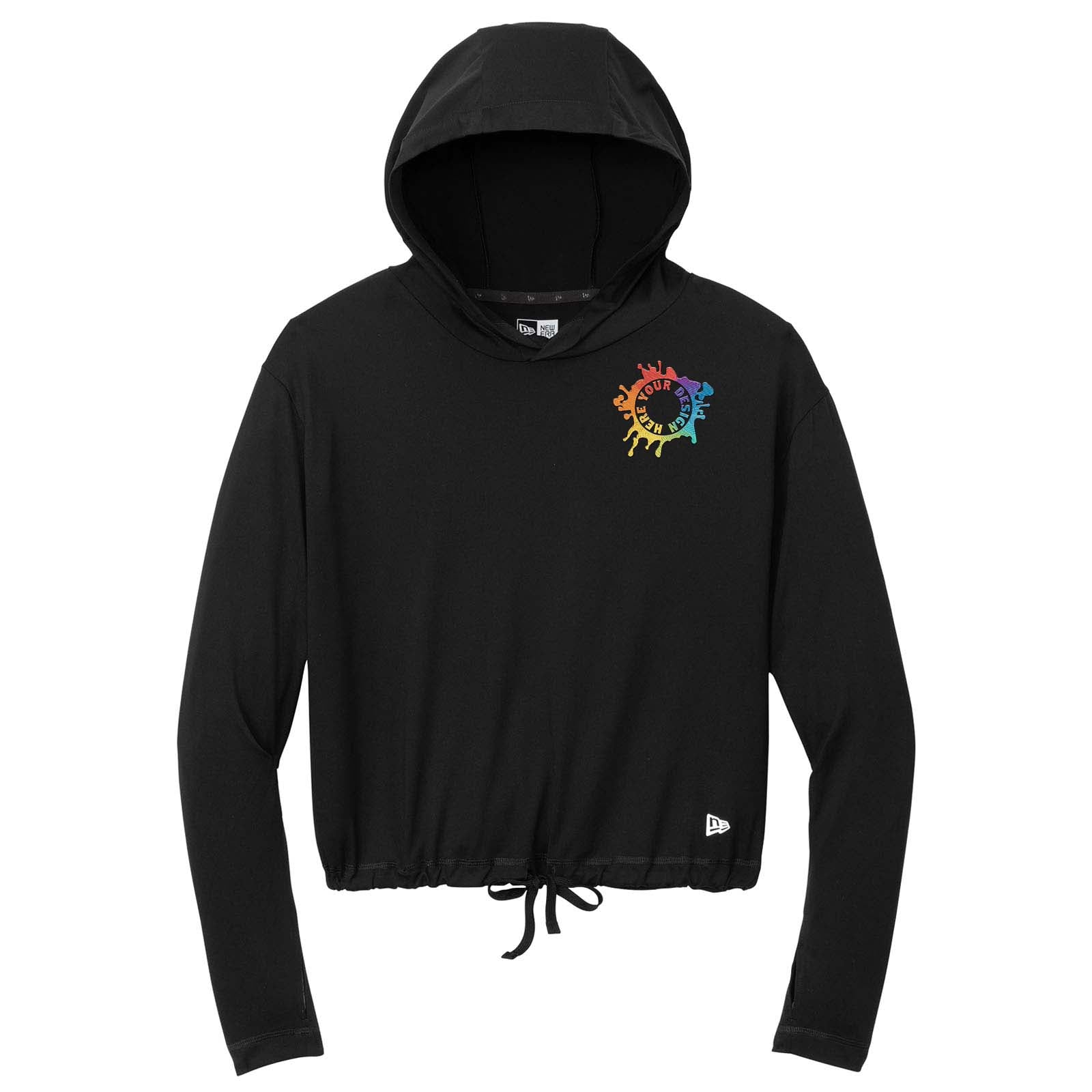 New Era® Ladies Power Long Sleeve Hoodie Embroidery - Mato & Hash