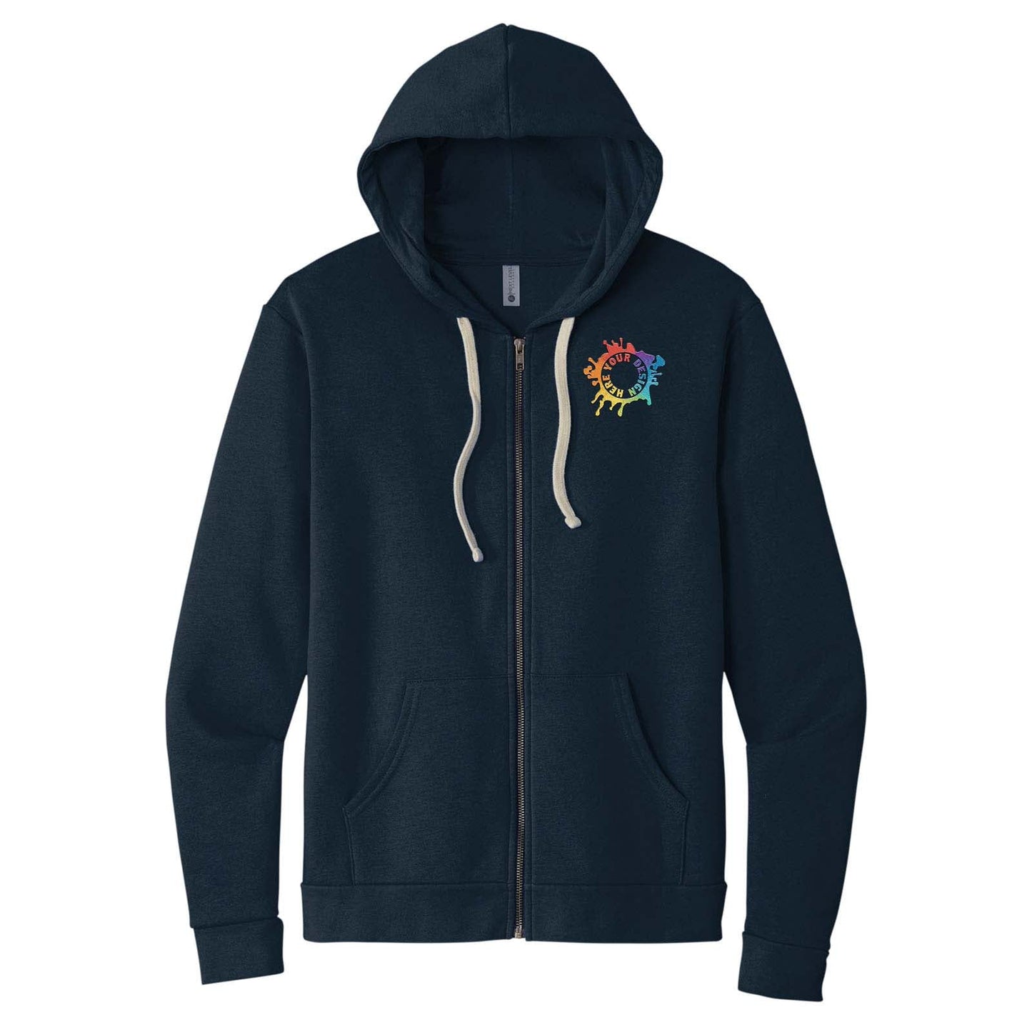 Next Level Apparel® Unisex Santa Cruz Zip Hoodie Embroidery - Mato & Hash