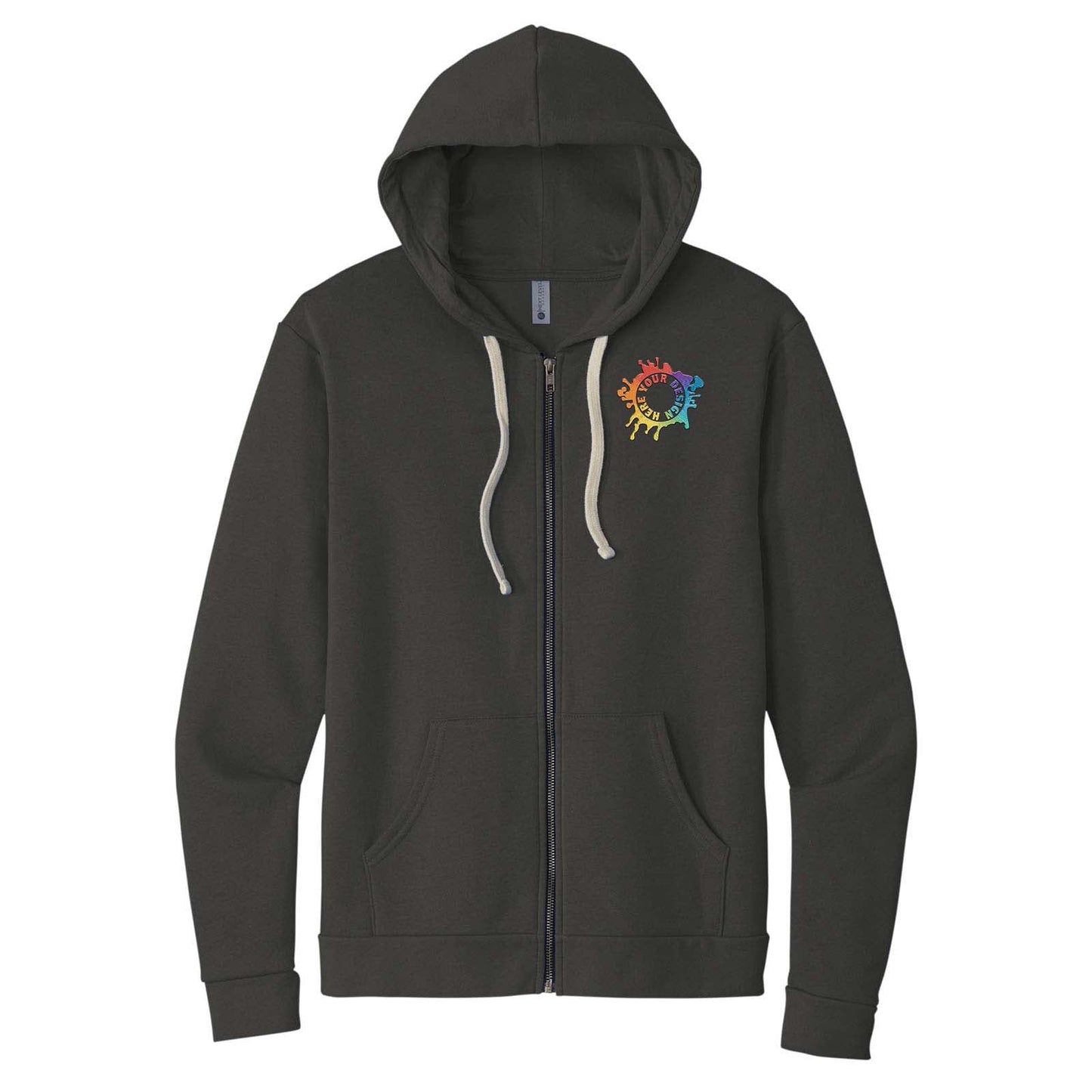 Next Level Apparel® Unisex Santa Cruz Zip Hoodie Embroidery - Mato & Hash