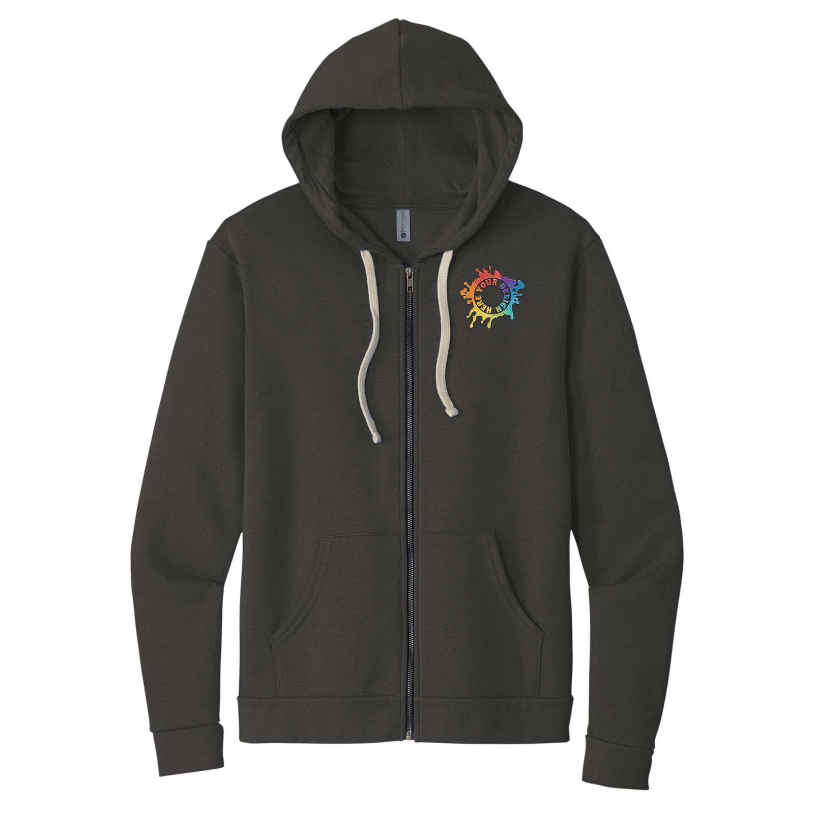 Next Level Apparel® Unisex Santa Cruz Zip Hoodie Embroidery - Mato & Hash