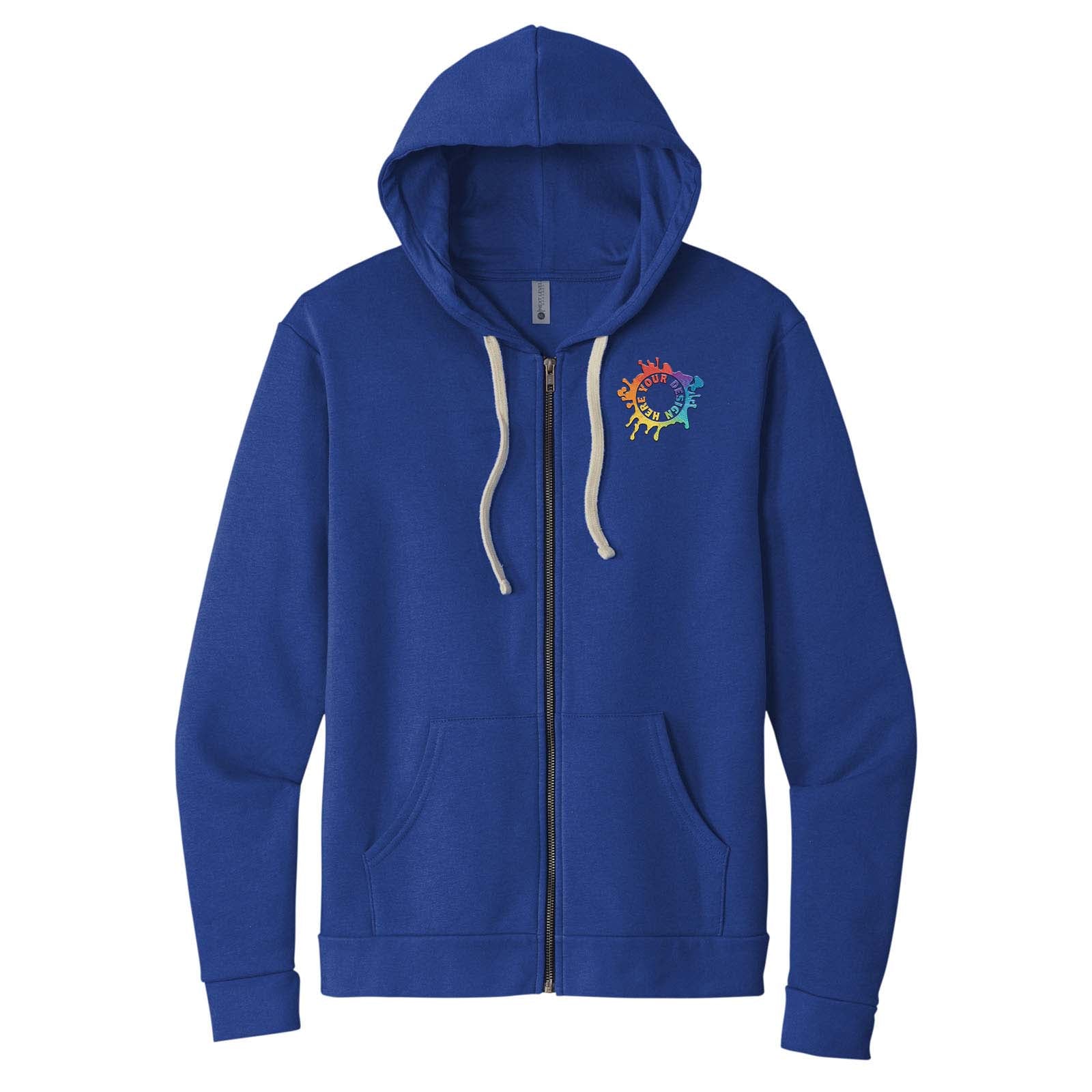 Next Level Apparel® Unisex Santa Cruz Zip Hoodie Embroidery - Mato & Hash