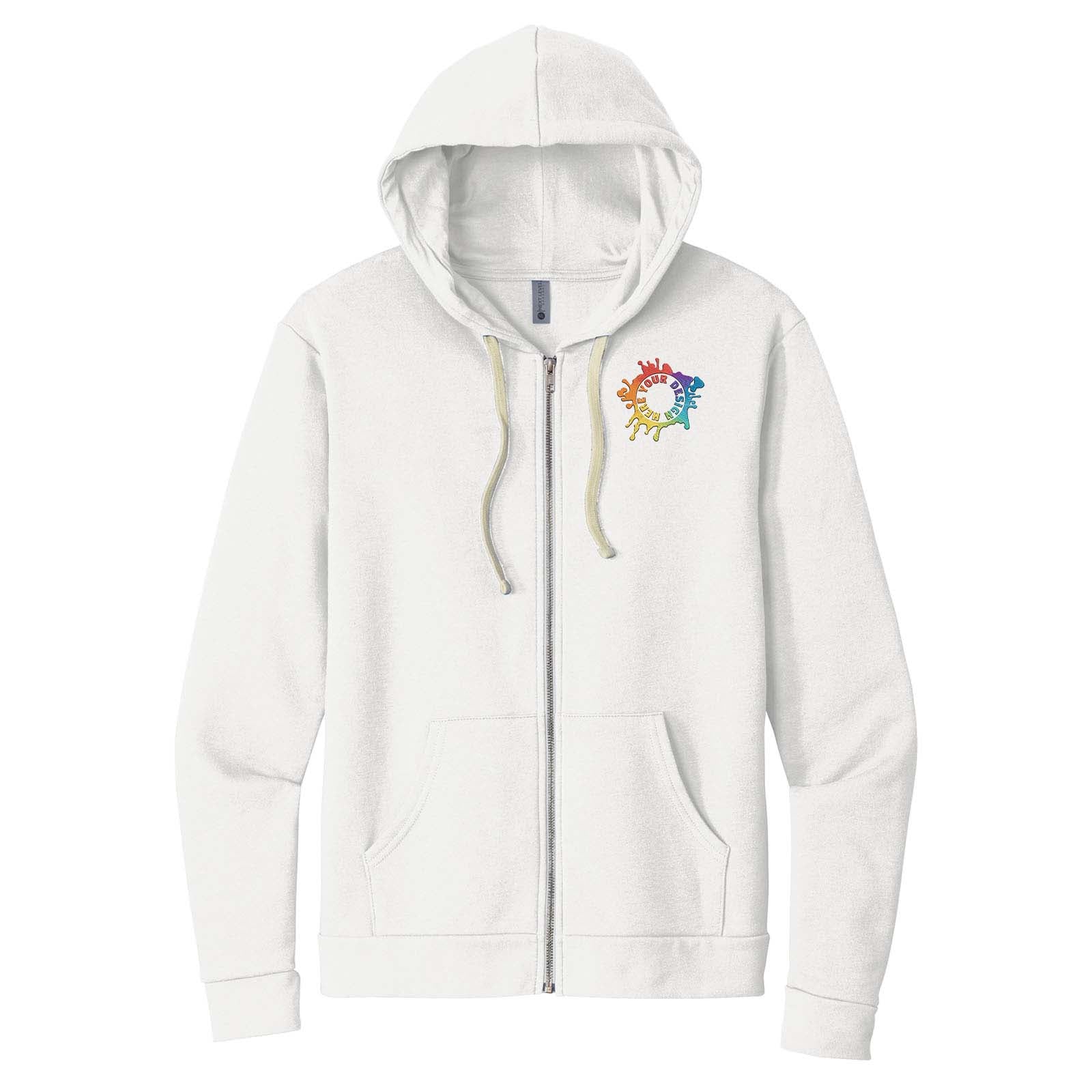 Next Level Apparel® Unisex Santa Cruz Zip Hoodie Embroidery - Mato & Hash