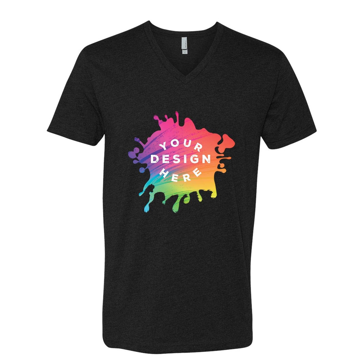 Next Level Men's Cotton/Polyester V-Neck T-Shirt - Mato & Hash