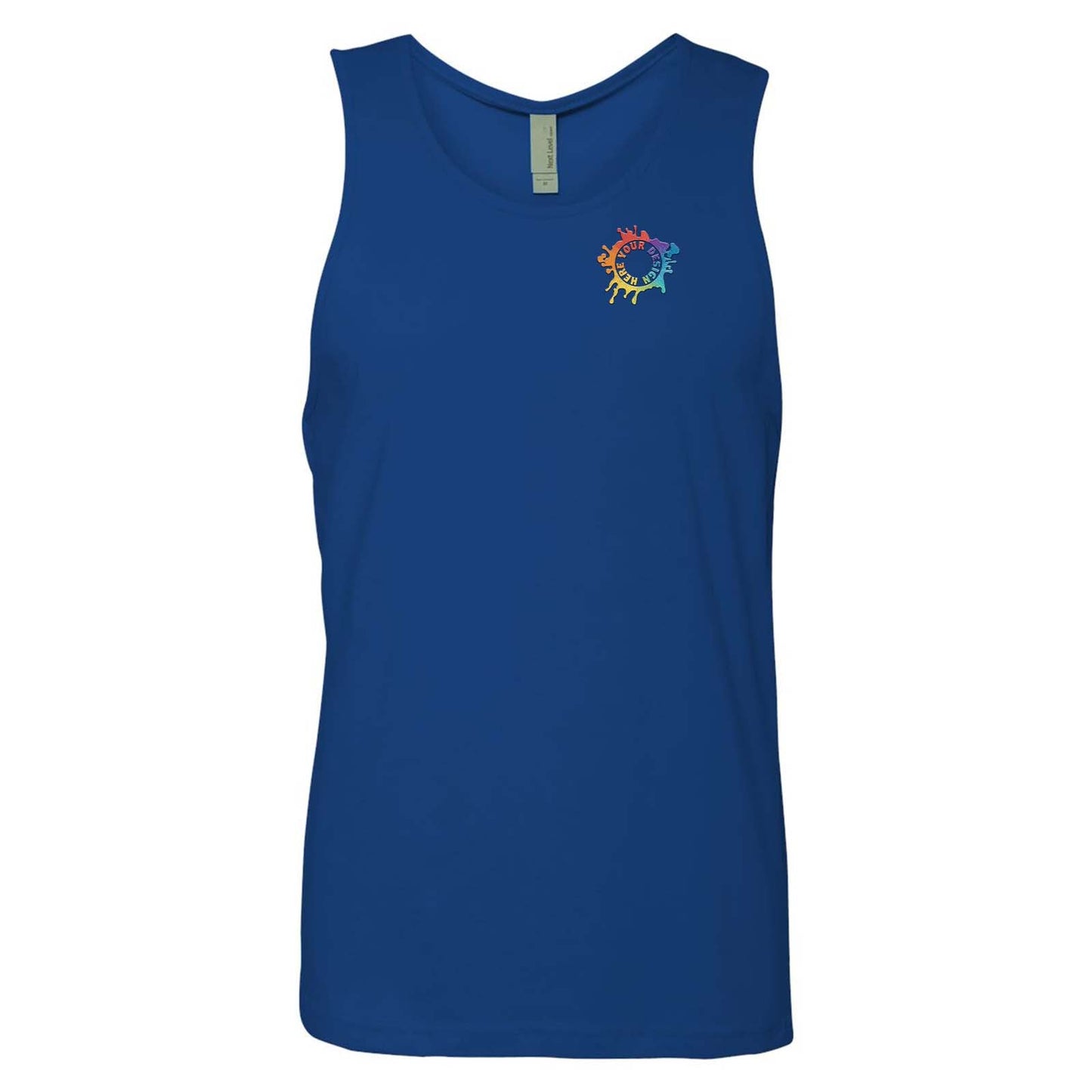 Next Level Unisex 100% Cotton Tank Top Embroidery - Mato & Hash