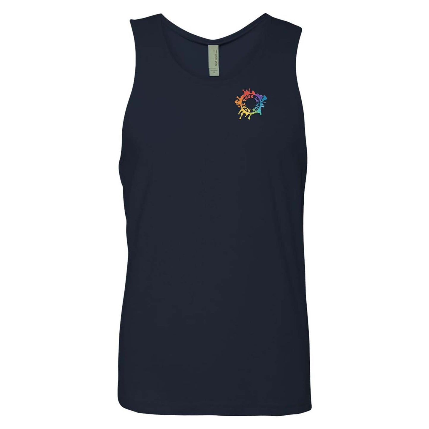 Next Level Unisex 100% Cotton Tank Top Embroidery - Mato & Hash