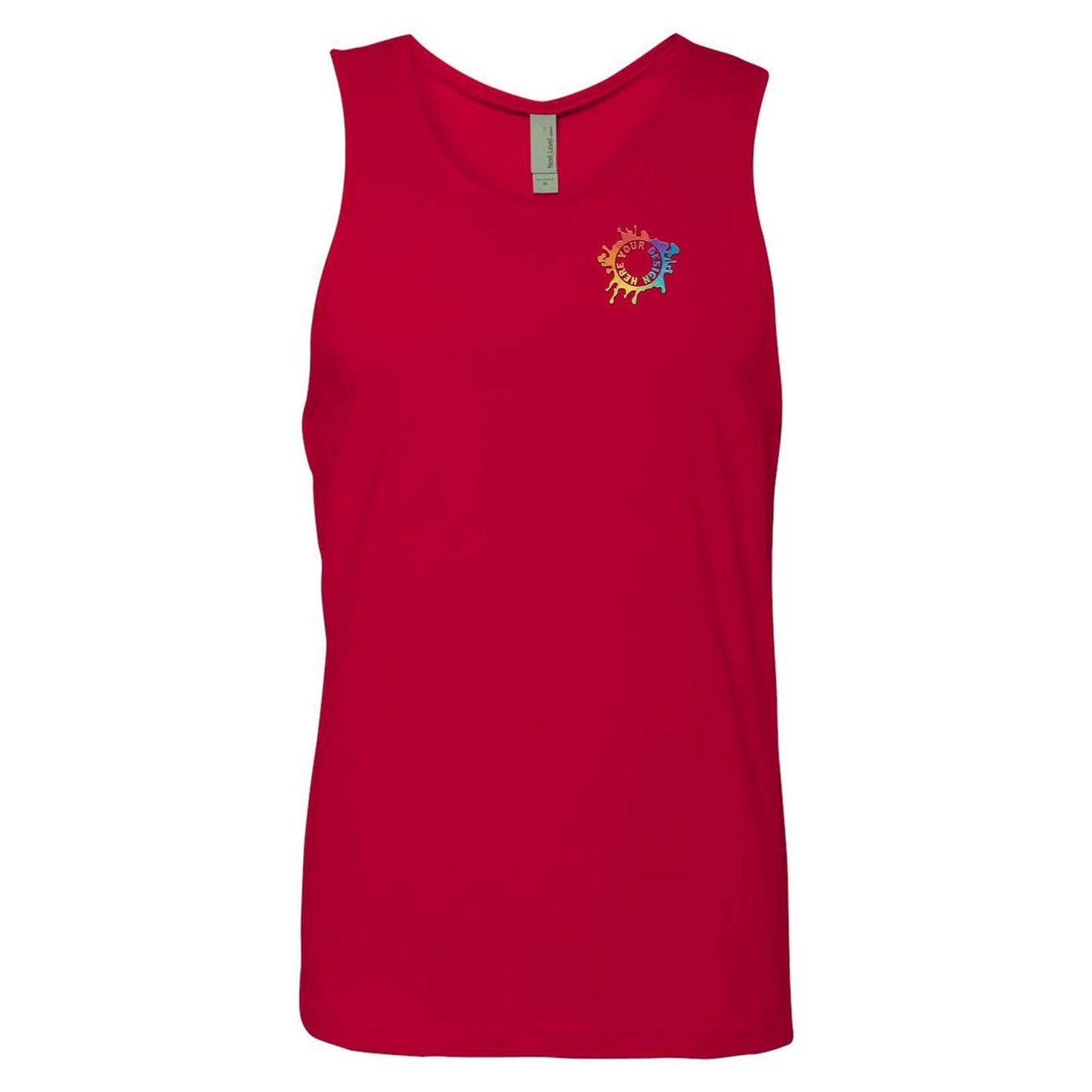 Next Level Unisex 100% Cotton Tank Top Embroidery - Mato & Hash