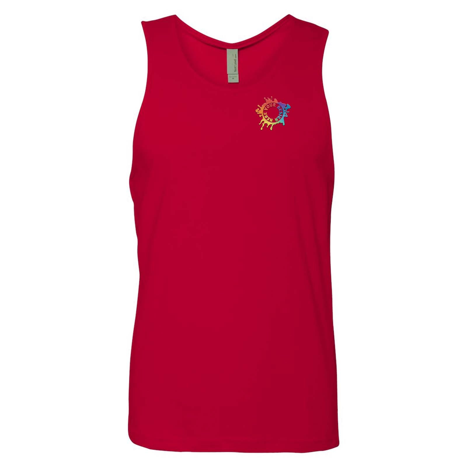 Next Level Unisex 100% Cotton Tank Top Embroidery - Mato & Hash
