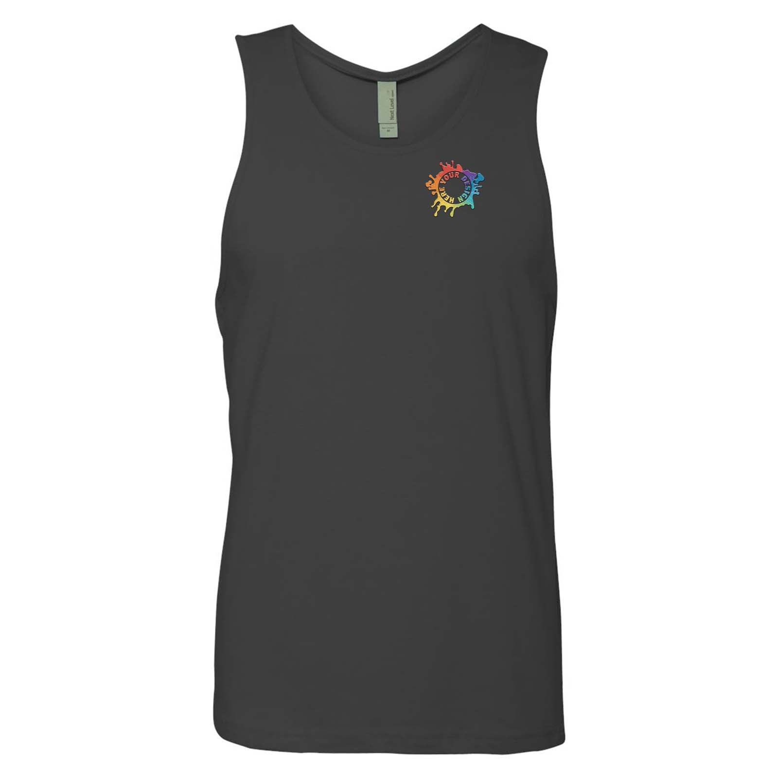 Next Level Unisex 100% Cotton Tank Top Embroidery - Mato & Hash