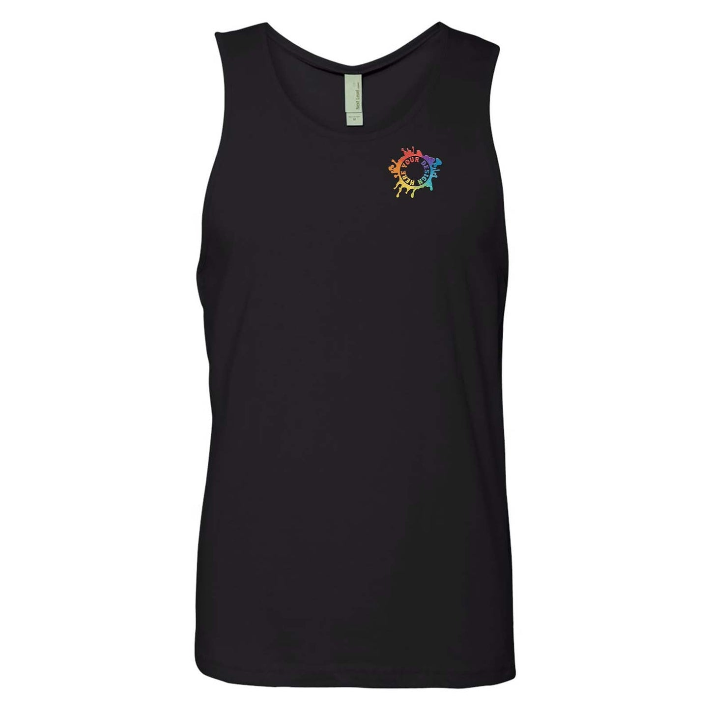 Next Level Unisex 100% Cotton Tank Top Embroidery - Mato & Hash