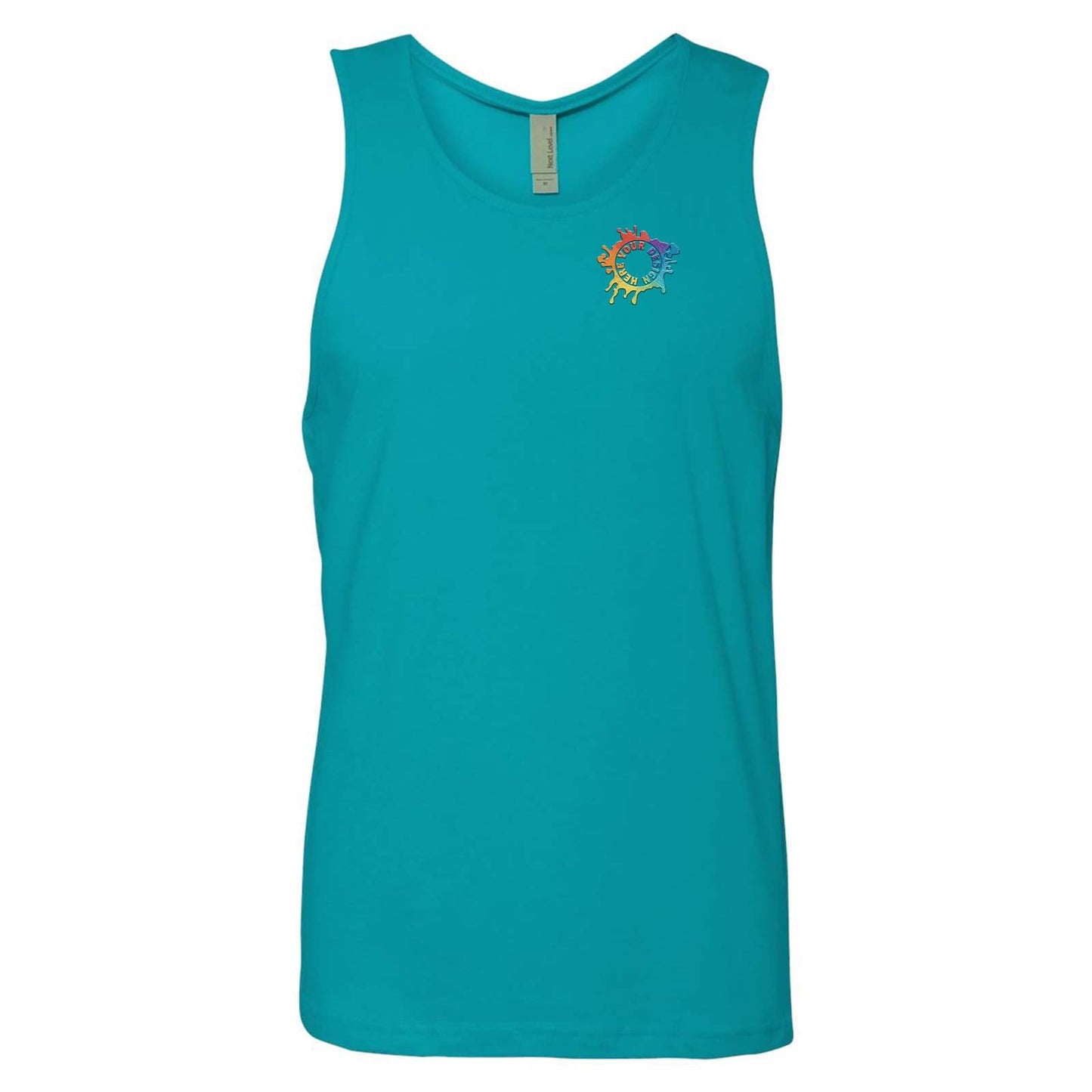 Next Level Unisex 100% Cotton Tank Top Embroidery - Mato & Hash