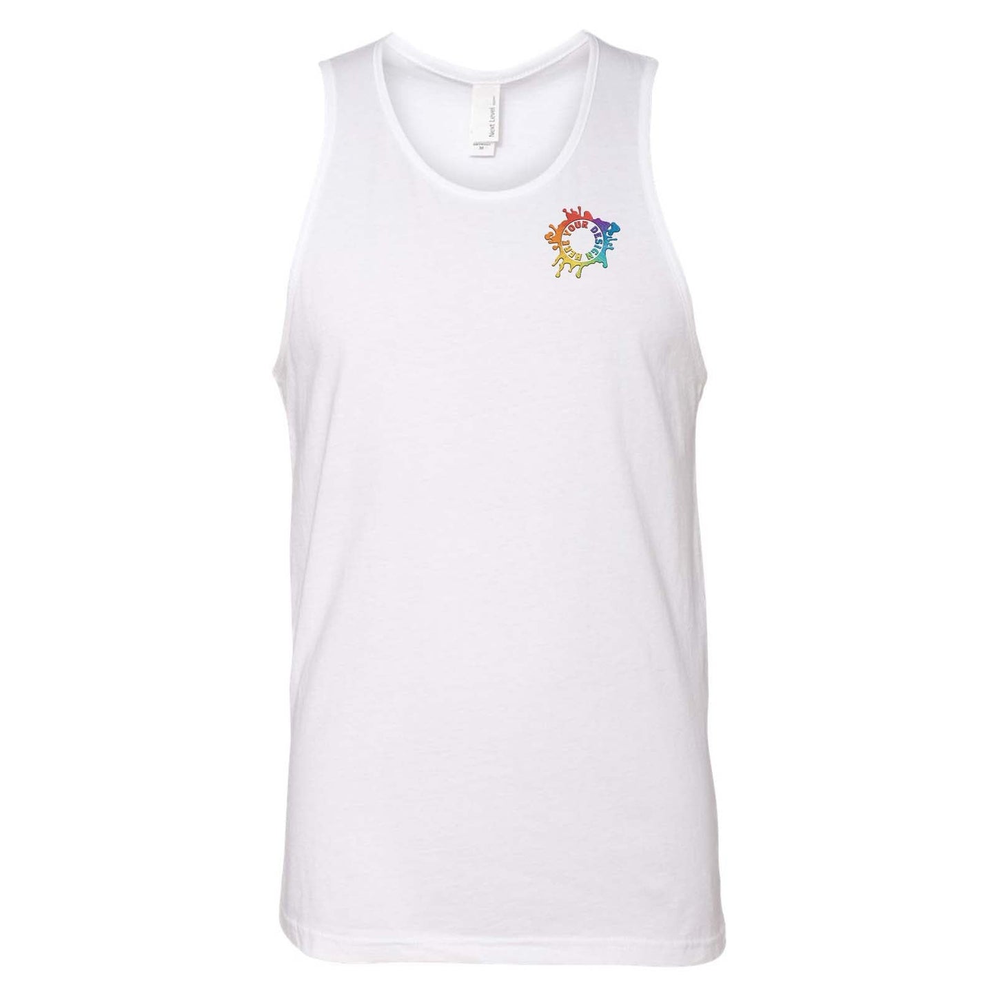 Next Level Unisex 100% Cotton Tank Top Embroidery - Mato & Hash
