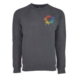 Next Level Unisex Laguna French Terry Raglan Sweatshirt Embroidery - Mato & Hash