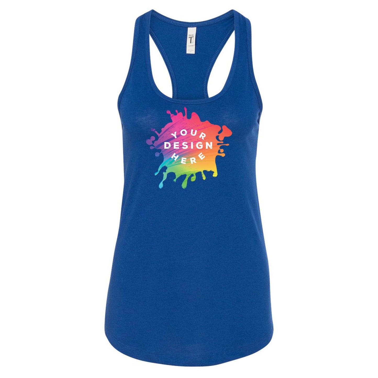Next Level Women's Cotton/Polyester Blend Racerback Tank Top - Mato & Hash