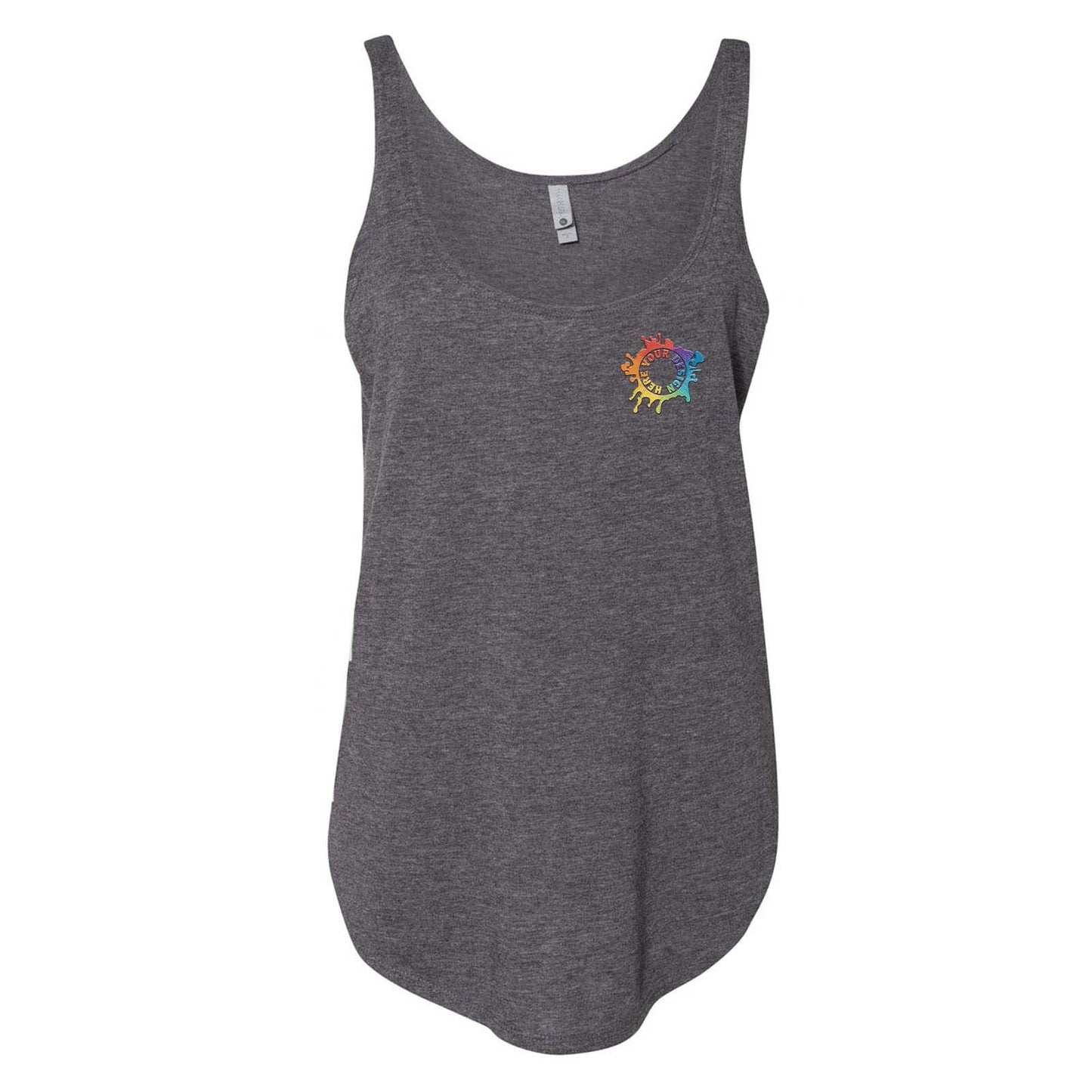 Next Level Women's Polyester/Cotton Blend Festival Tank Top Embroidery - Mato & Hash
