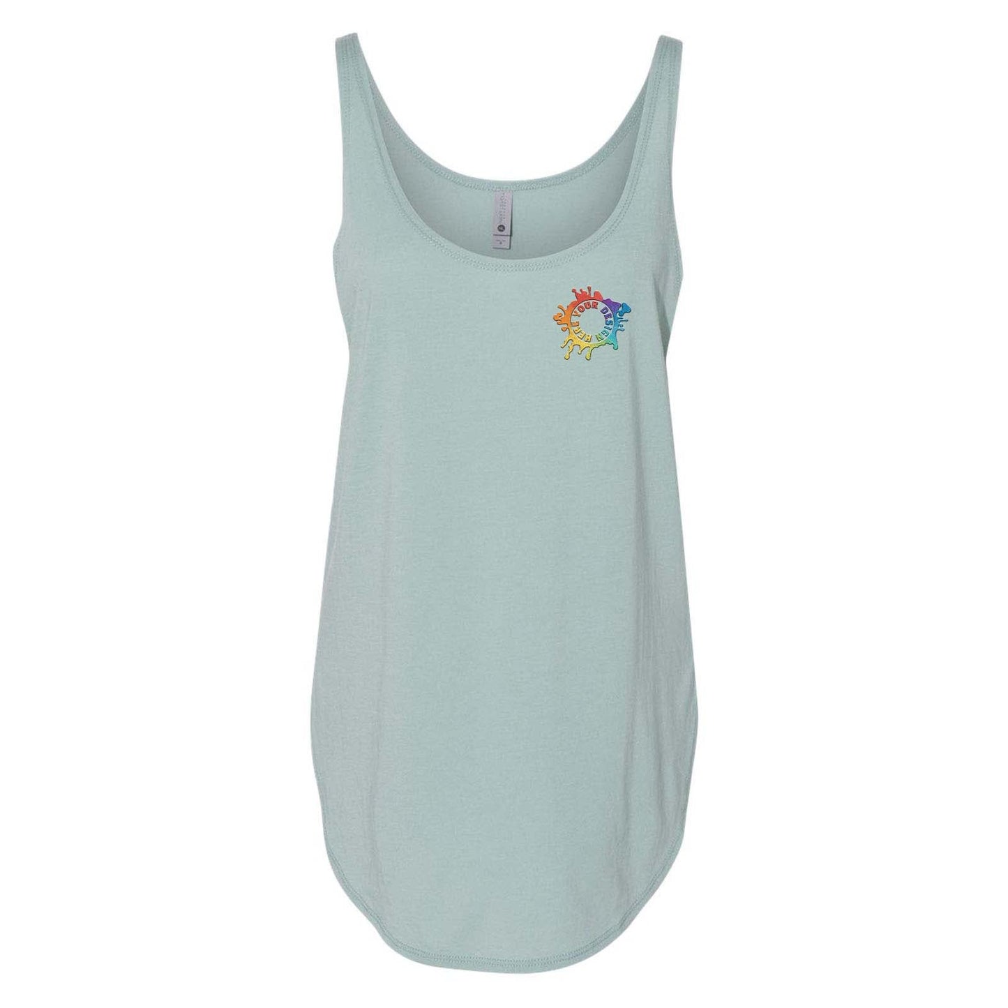 Next Level Women's Polyester/Cotton Blend Festival Tank Top Embroidery - Mato & Hash