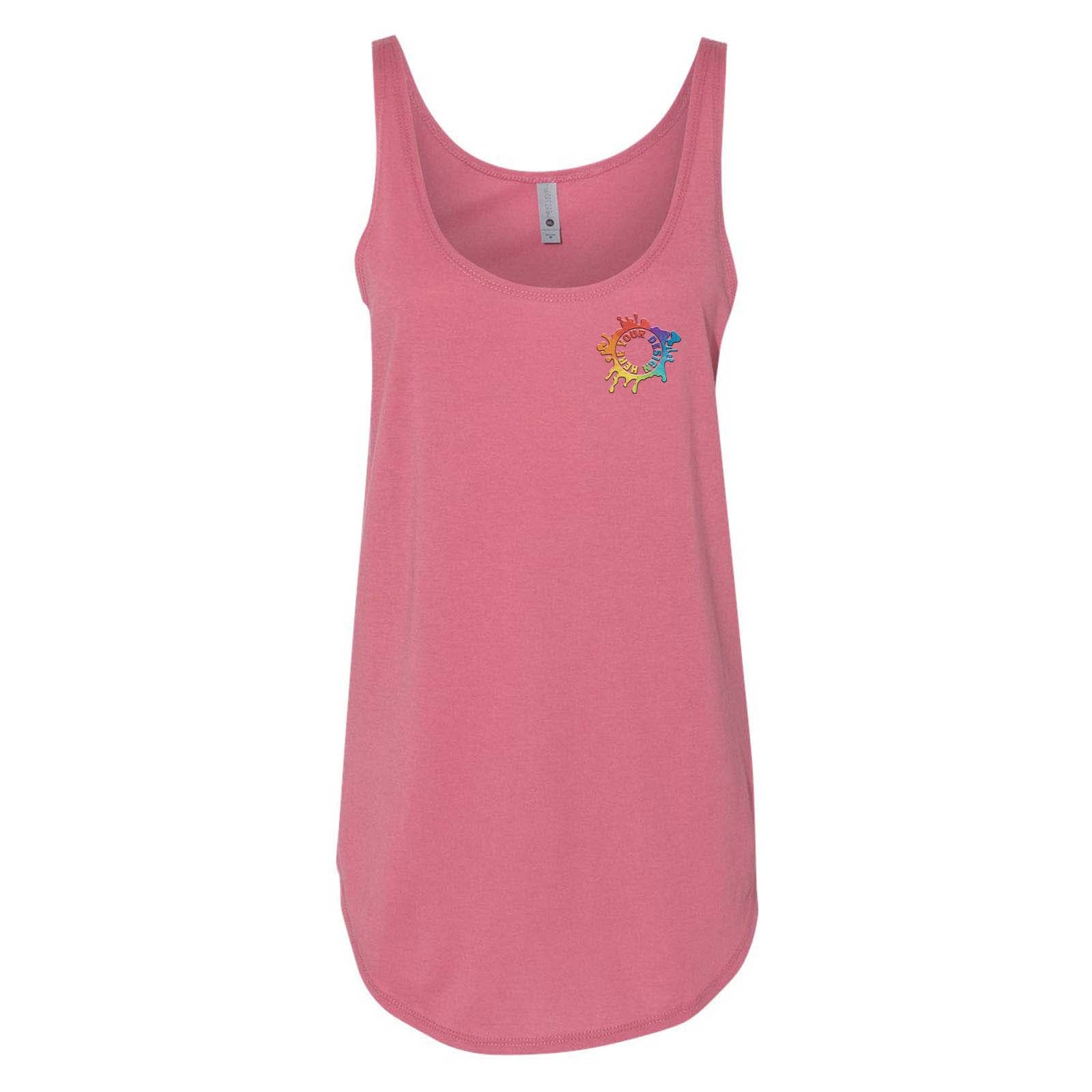 Next Level Women's Polyester/Cotton Blend Festival Tank Top Embroidery - Mato & Hash