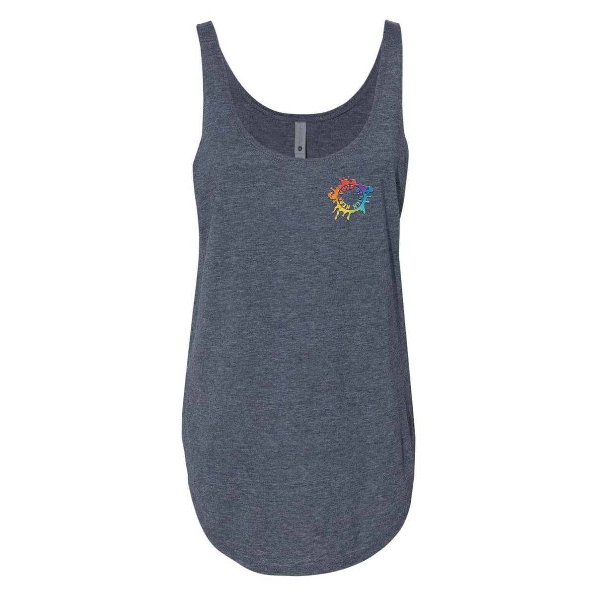 Next Level Women's Polyester/Cotton Blend Festival Tank Top Embroidery - Mato & Hash