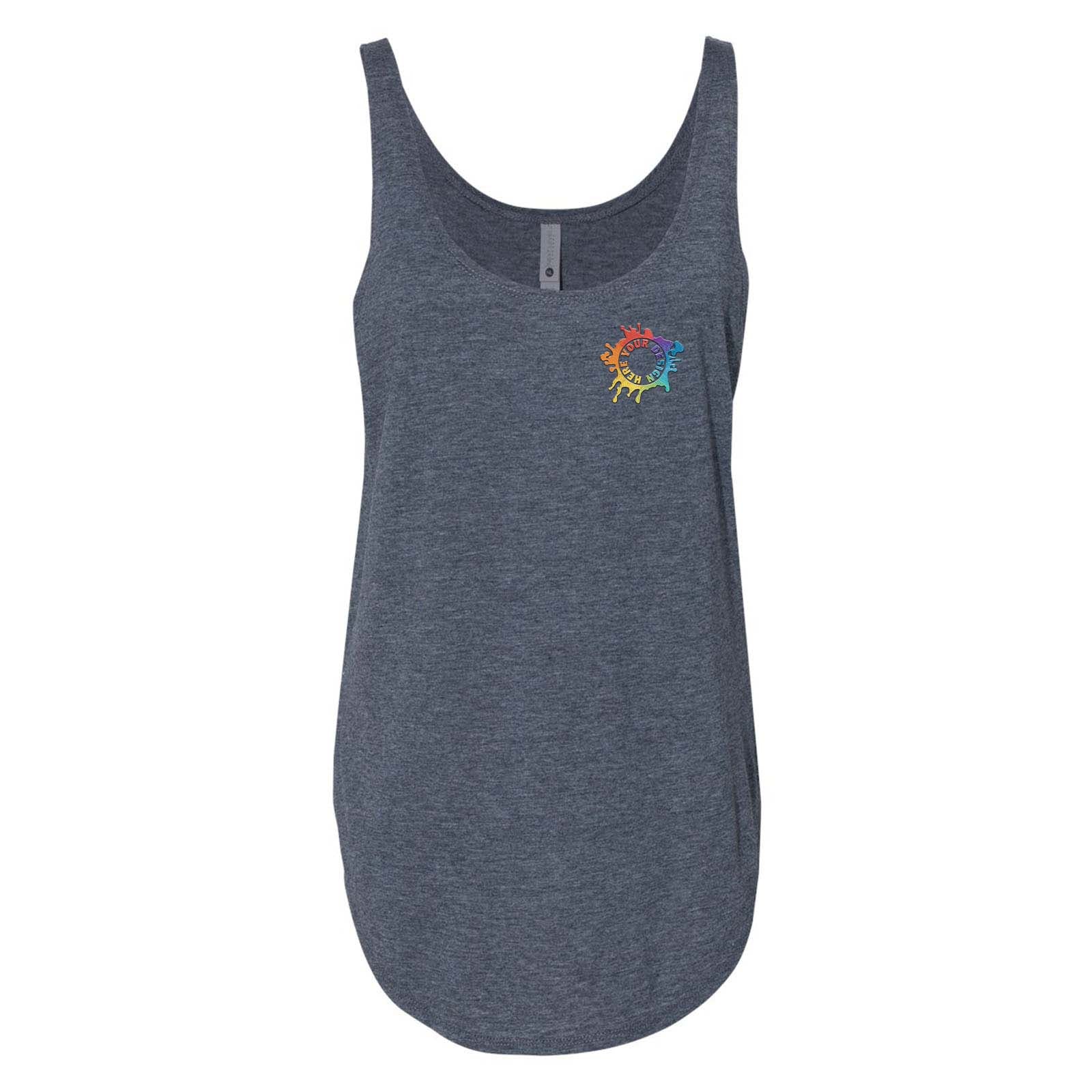 Next Level Women's Polyester/Cotton Blend Festival Tank Top Embroidery - Mato & Hash