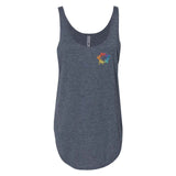 Next Level Women's Polyester/Cotton Blend Festival Tank Top Embroidery