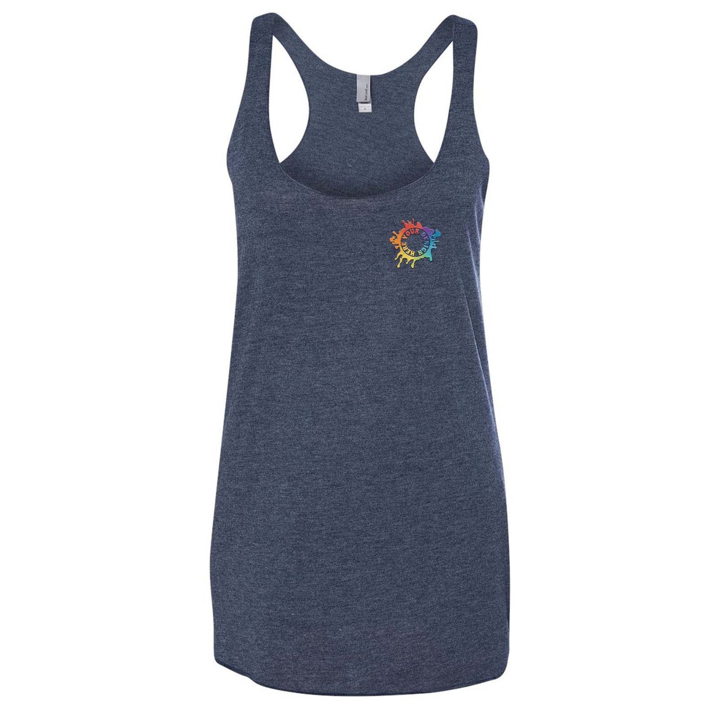 Next Level Women's Triblend Racerback Tank Top Embroidery - Mato & Hash