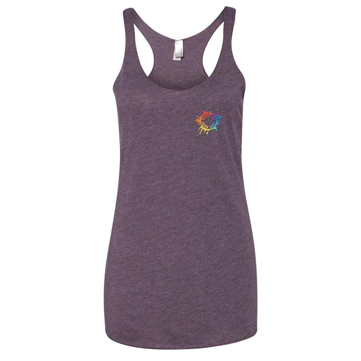 Next Level Women's Triblend Racerback Tank Top Embroidery - Mato & Hash