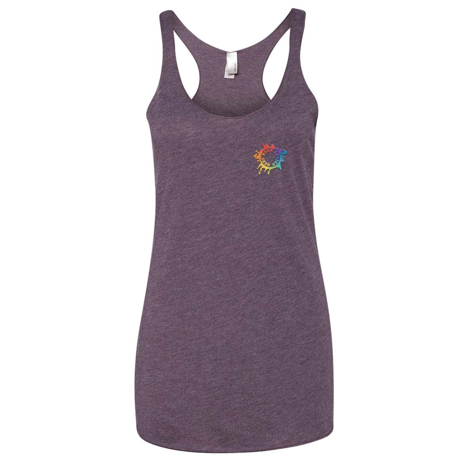 Next Level Women's Triblend Racerback Tank Top Embroidery - Mato & Hash