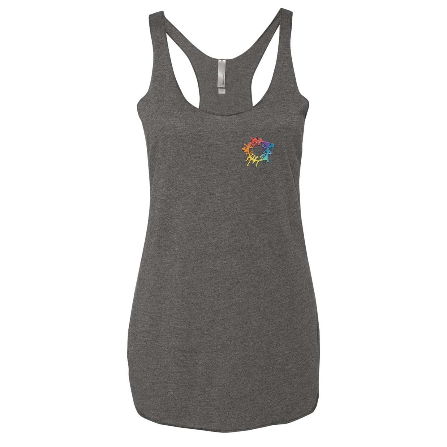 Next Level Women's Triblend Racerback Tank Top Embroidery - Mato & Hash