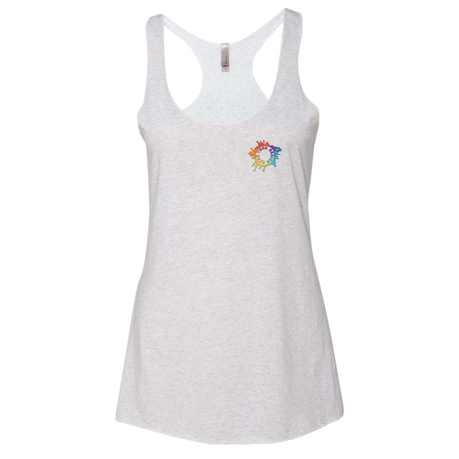 Next Level Women's Triblend Racerback Tank Top Embroidery - Mato & Hash