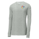 Nike Core Cotton Men's Long Sleeve T-Shirt Embroidery - Mato & Hash