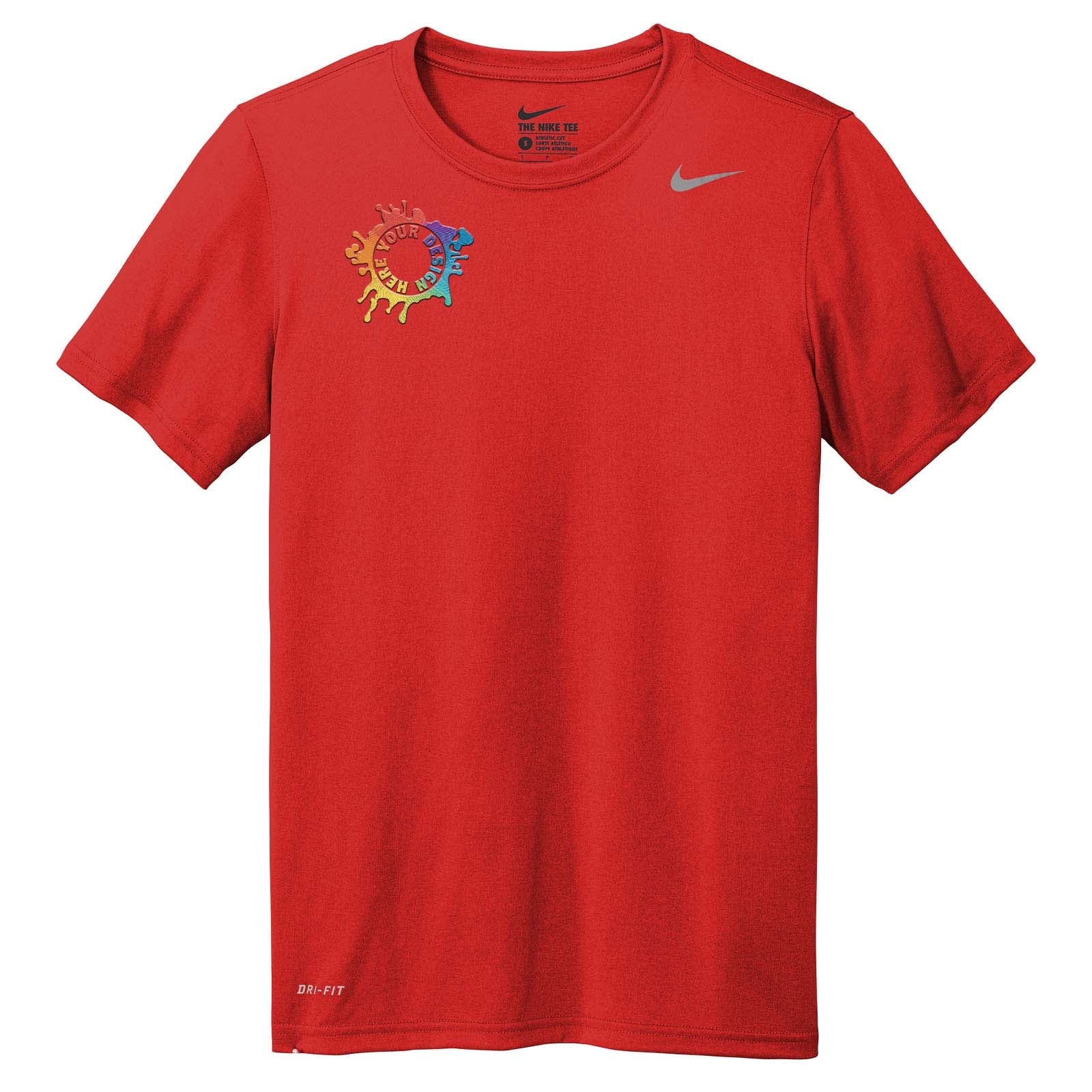Nike Legend Men's Performance Polyester T-Shirt Embroidery - Mato & Hash