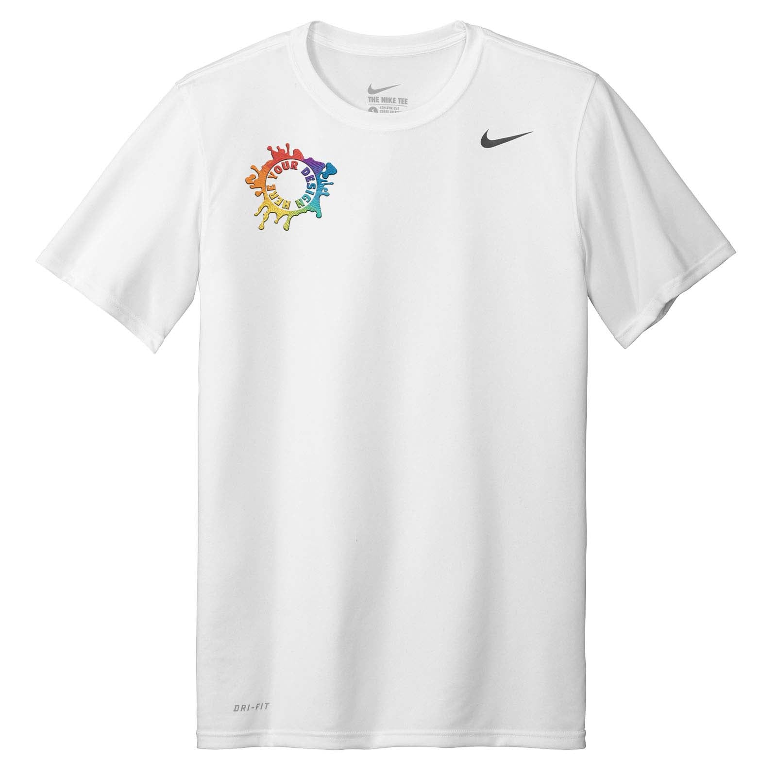 Nike Legend Men's Performance Polyester T-Shirt Embroidery - Mato & Hash