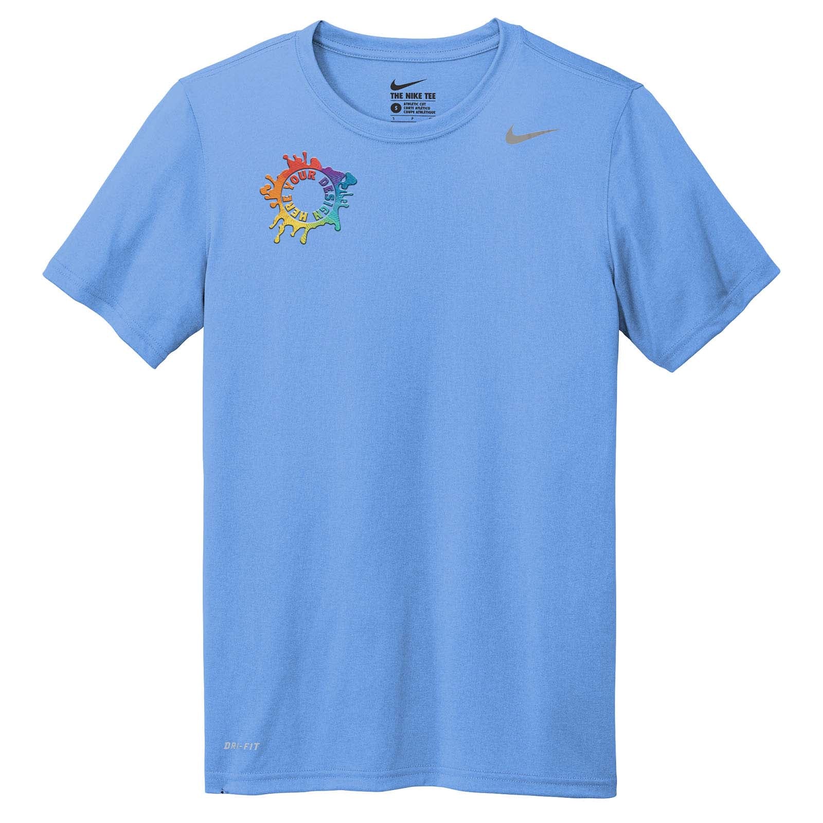 Nike Legend Men's Performance Polyester T-Shirt Embroidery - Mato & Hash
