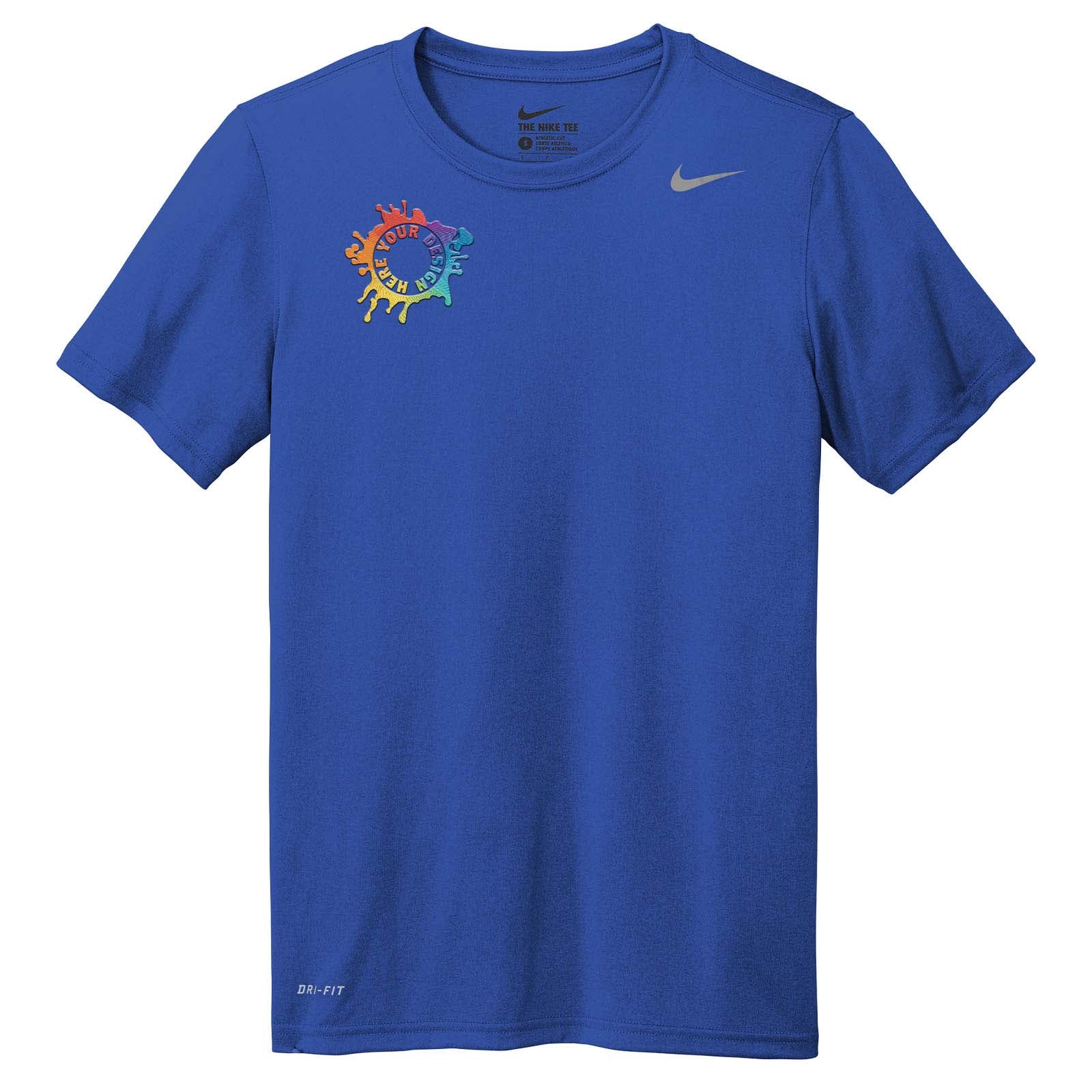 Nike Legend Men's Performance Polyester T-Shirt Embroidery - Mato & Hash