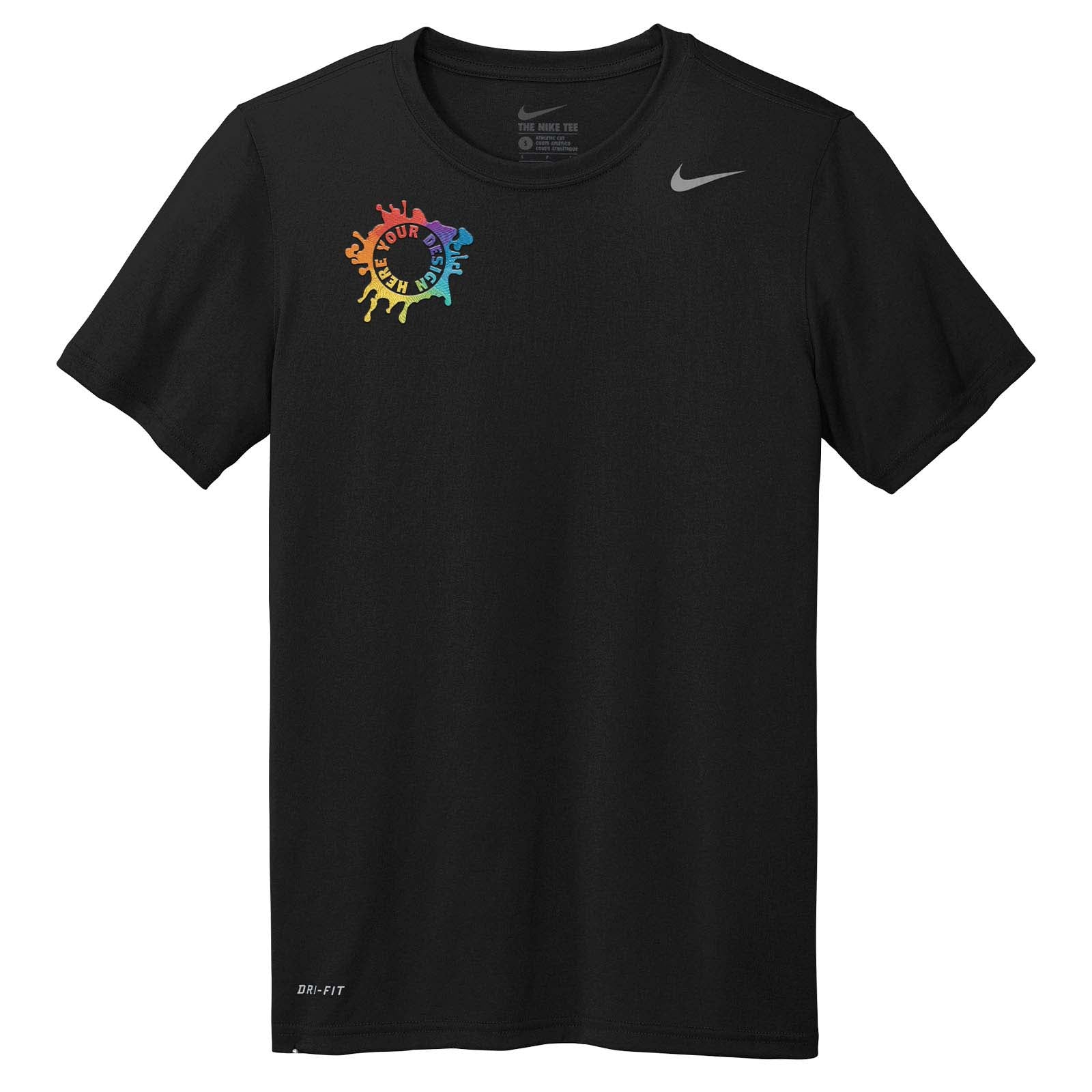 Nike Legend Men's Performance Polyester T-Shirt Embroidery - Mato & Hash
